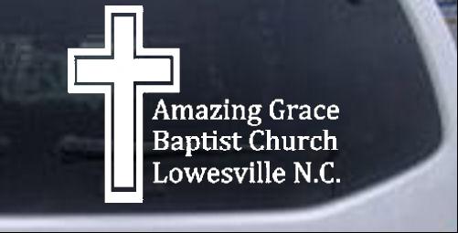Amazing Grace Baptist Church Special Orders car-window-decals-stickers
