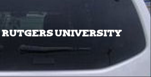 Rutgers Universary Special Orders car-window-decals-stickers