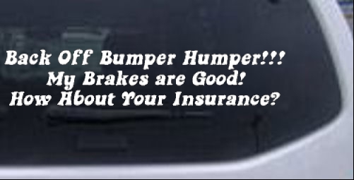 Bumper Humper Special Orders car-window-decals-stickers