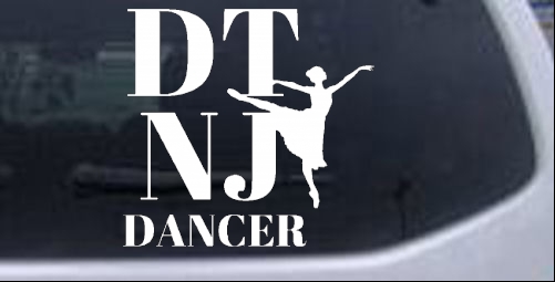 DT NJ Dancer  Special Orders car-window-decals-stickers