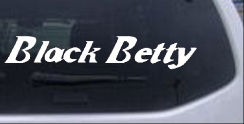 Black Betty Special Orders car-window-decals-stickers