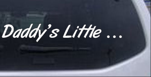 Daddys Little Special Orders car-window-decals-stickers