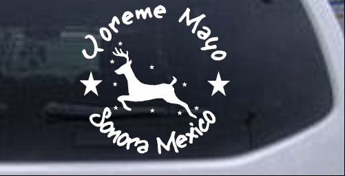Yoreme Mayo Sonora Mexico Special Orders car-window-decals-stickers