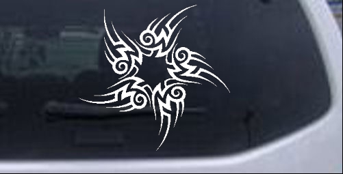 Tribal Circle Tribal car-window-decals-stickers