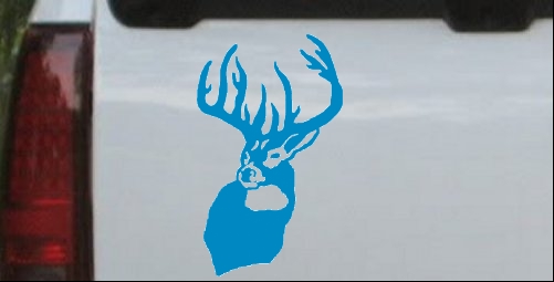 Beautiful Buck Deer Car or Truck Window Laptop Decal Sticker 7.5X4