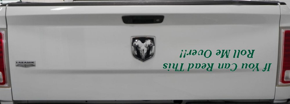 If You Can Read This Roll Me Over Off Road Car or Truck Window Decal Sticker