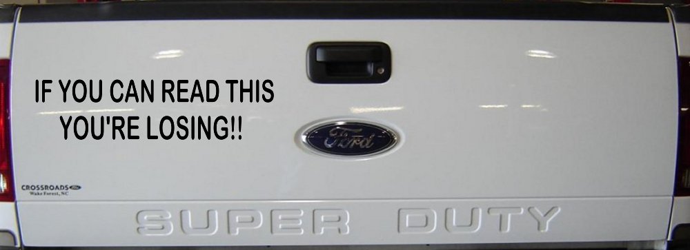 If you can read this you are losing Moto Sports Car or Truck Window Decal Sticker (Black)