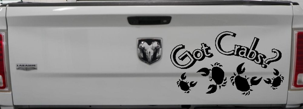 Got Crabs Car or Truck Window Decal Sticker