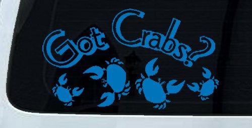 Got Crabs Car or Truck Window Decal Sticker