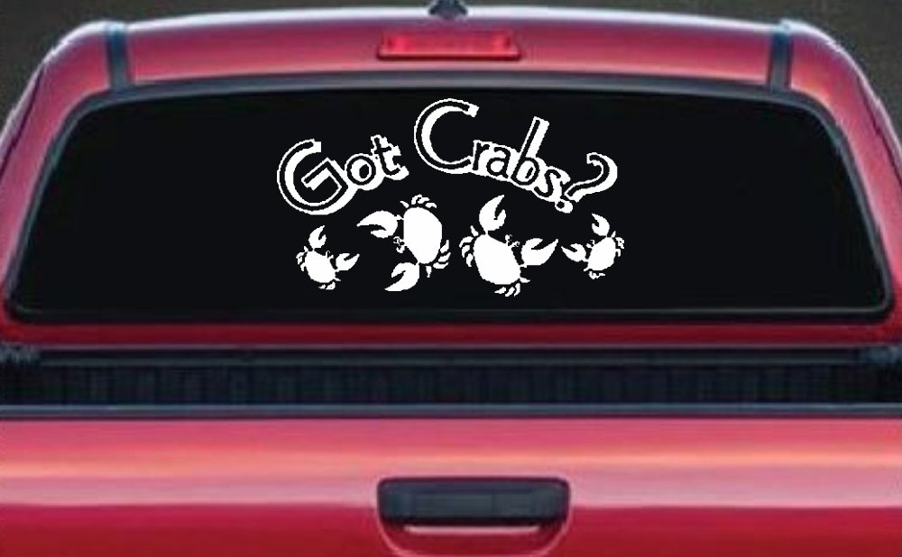 Got Crabs Car or Truck Window Decal Sticker