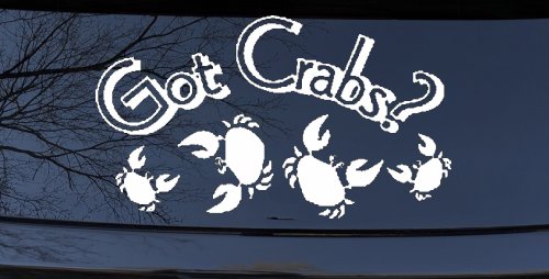 Got Crabs Car or Truck Window Decal Sticker