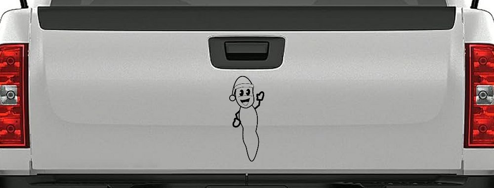 Mr. Hanky Car or Truck Window Decal Sticker (Black)