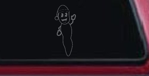 Mr. Hanky Car or Truck Window Decal Sticker