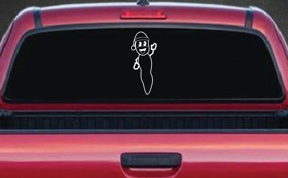 Mr. Hanky Car or Truck Window Decal Sticker