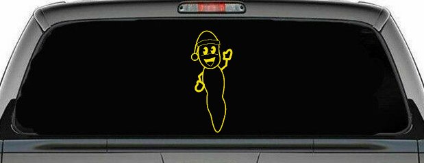 Mr. Hanky Car or Truck Window Decal Sticker