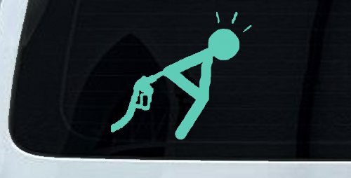 Funny High Gas Prices Car Truck Window Decal Sticker Humor (Mint)