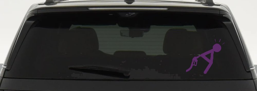 High Gas Prices Funny Car or Truck Window Decal Sticker