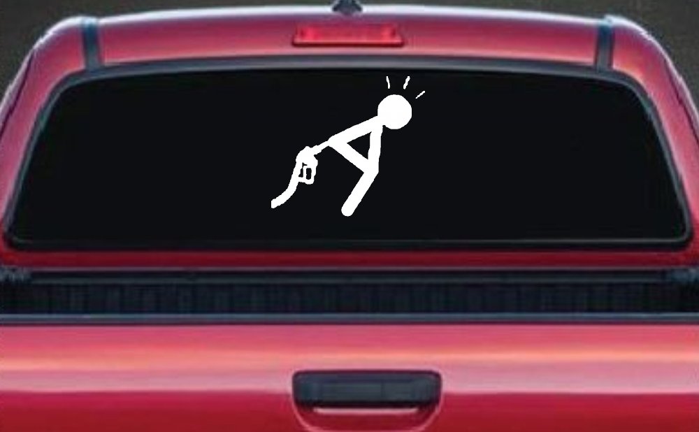 High Gas Prices Funny Car or Truck Window Decal Sticker