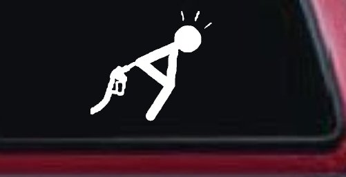 High Gas Prices Funny Car or Truck Window Decal Sticker