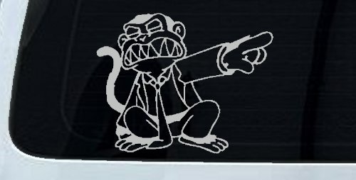 Evil Monkey Car or Truck Window Decal Sticker