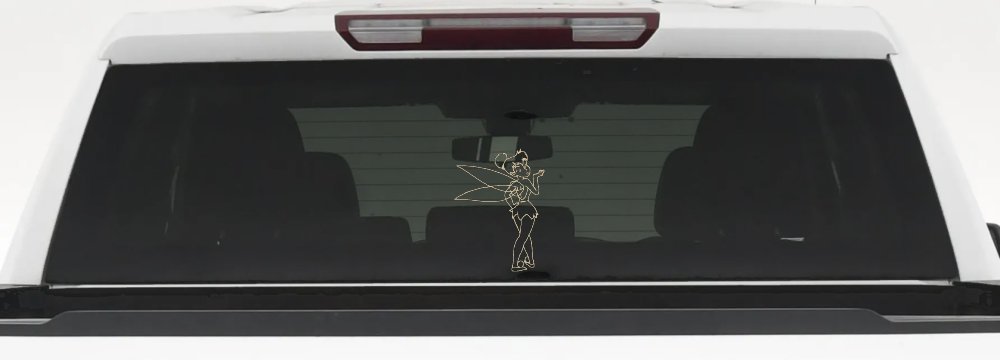 Tinkerbell Tinker Bell Blowing a Kiss Fairy Tale Cartoons Car or Truck Window Decal Sticker