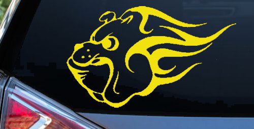 Tribal Bulldog Car or Truck Window Decal Sticker