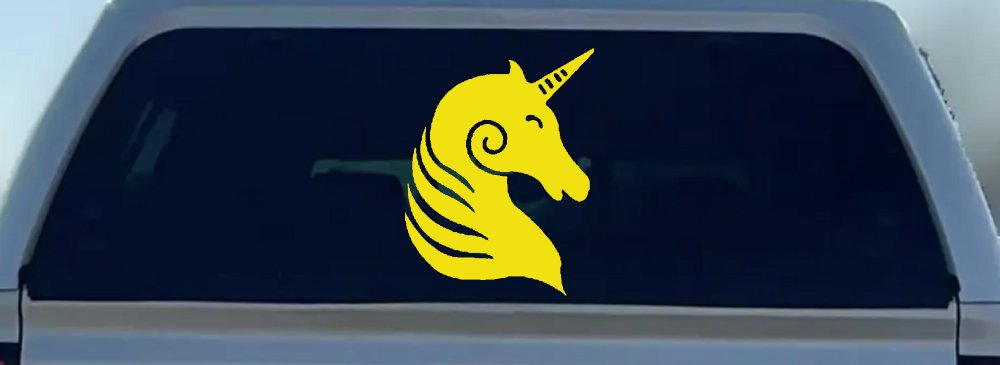 Unicorn Car or Truck Window Decal Sticker