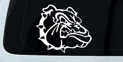 Bulldog Head Sports Car or Truck Window Decal Sticker
