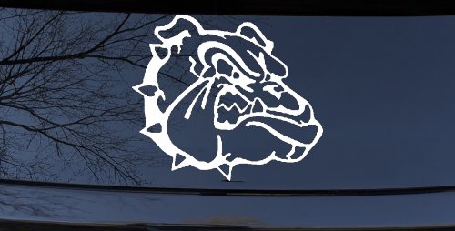 Bulldog Head Sports Car or Truck Window Decal Sticker