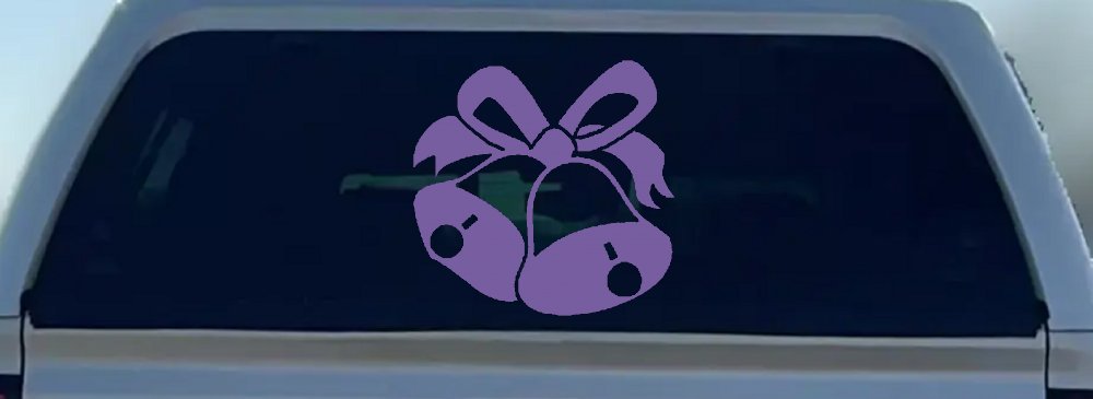 Christmas Bells Car or Truck Window Decal Sticker