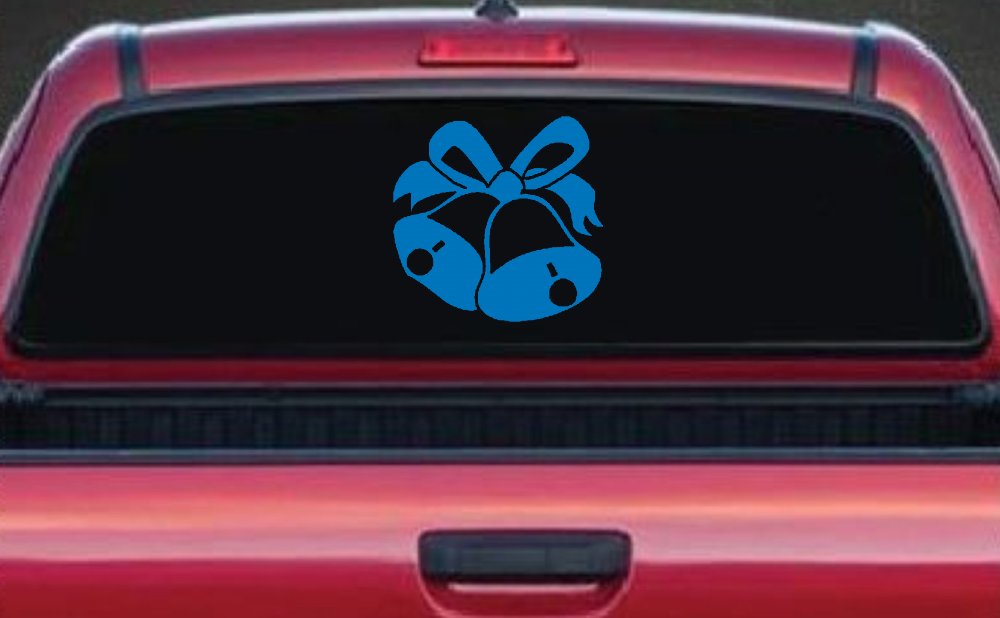 Christmas Bells Car or Truck Window Decal Sticker