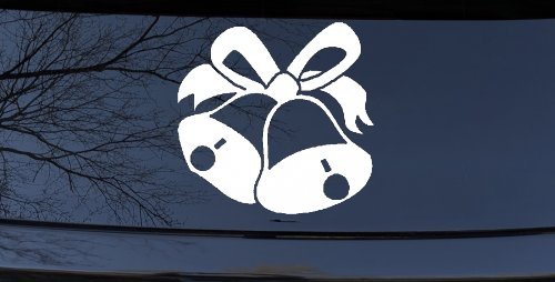 Christmas Bells Car or Truck Window Decal Sticker