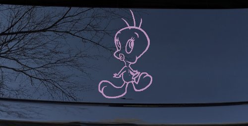 Tweety Bird Whistling Cartoons Car or Truck Window Decal Sticker