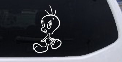 Tweety Bird Whistling Cartoons Car or Truck Window Decal Sticker