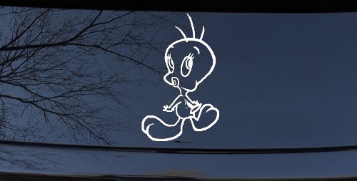 Tweety Bird Whistling Cartoons Car or Truck Window Decal Sticker