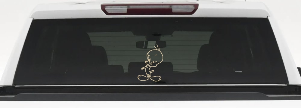 Tweety Bird Wink Cartoons Car or Truck Window Decal Sticker