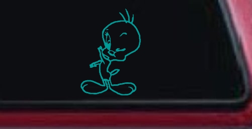 Tweety Bird Wink Cartoons Car or Truck Window Decal Sticker