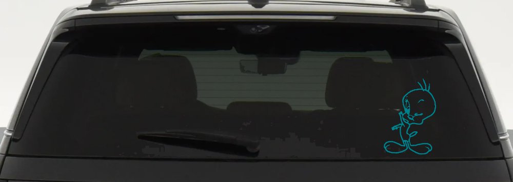 Tweety Bird Wink Cartoons Car or Truck Window Decal Sticker