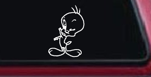 Tweety Bird Wink Cartoons Car or Truck Window Decal Sticker