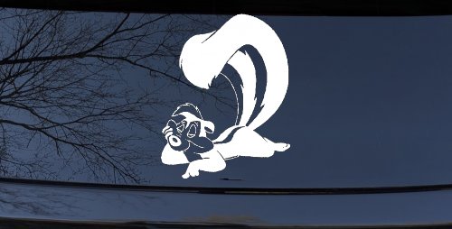 Pepe Le Pew Skunk Cartoons Car or Truck Window Decal Sticker