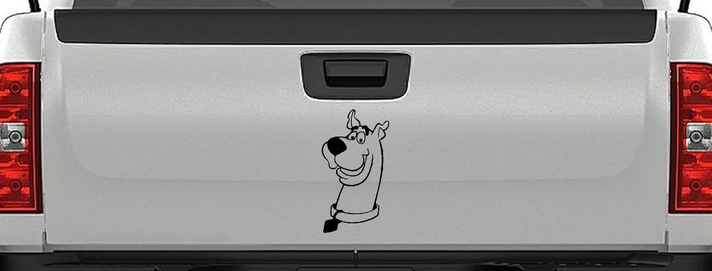 Scooby Doo Cartoons Car or Truck Window Decal Sticker (Black)