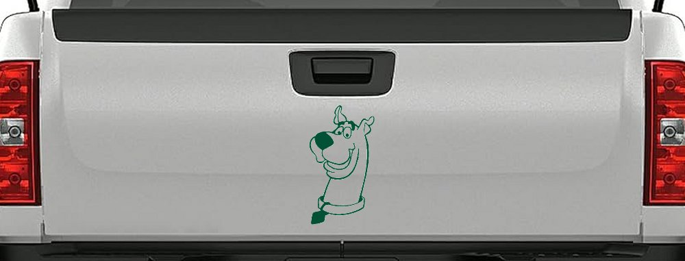 Scooby Doo Cartoons Car or Truck Window Decal Sticker (Dark Green)
