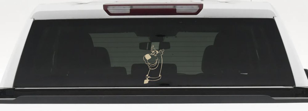 Scooby Doo Cartoons Car or Truck Window Decal Sticker