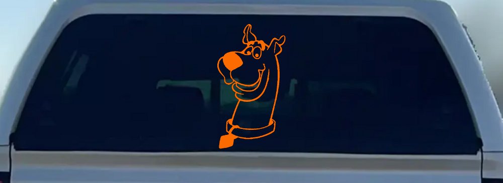 Scooby Doo Cartoons Car or Truck Window Decal Sticker