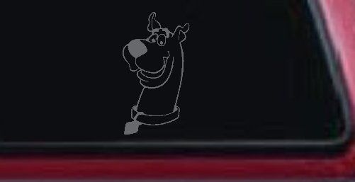 Scooby Doo Cartoons Car or Truck Window Decal Sticker (Silver)
