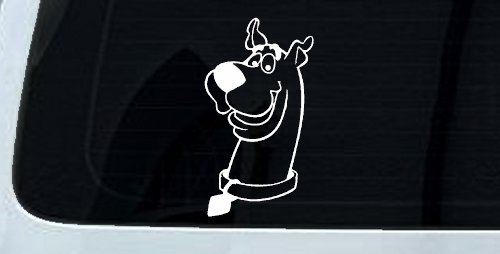 Scooby Doo Car Truck Window Vinyl Decal Sticker (White)