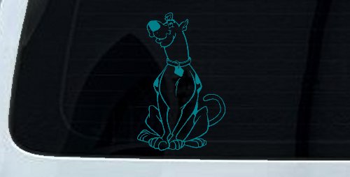 Scooby Doo Cartoons Car or Truck Window Decal Sticker (Turquoise Blue)