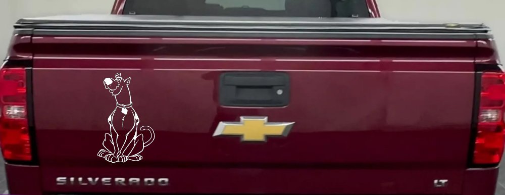 Scooby Doo Cartoons Car or Truck Window Decal Sticker