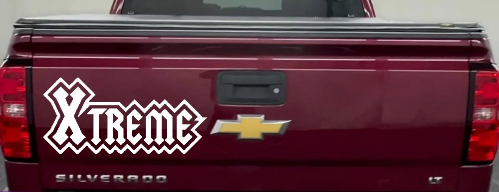 Xtreme Car or Truck Window Decal Sticker (White)