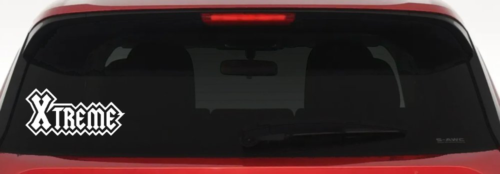 Xtreme Car or Truck Window Decal Sticker